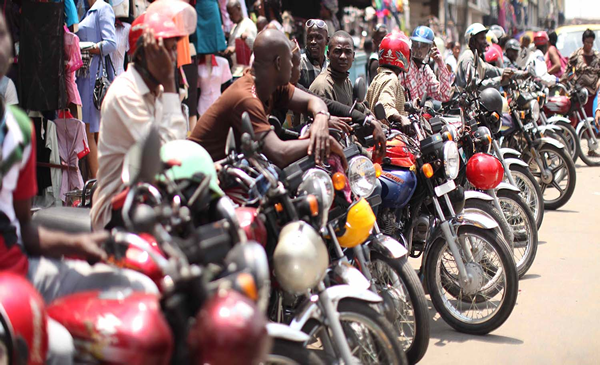 Okada riders in Nigeria